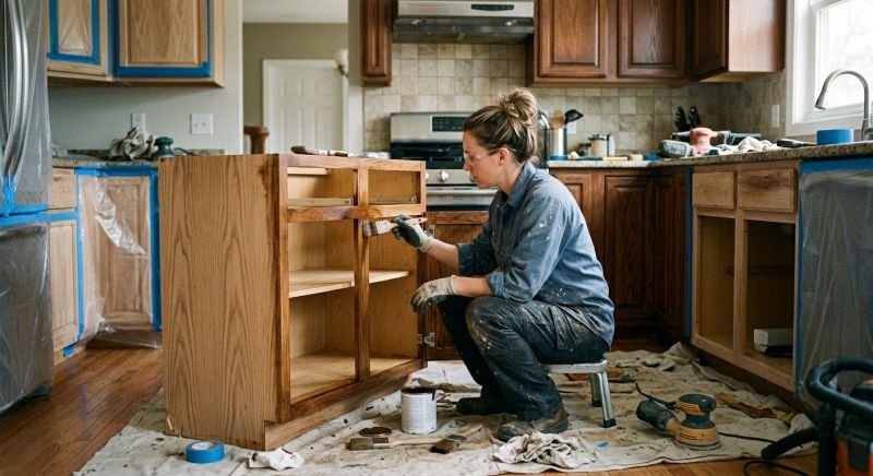 Cabinet Glazing Service in Carmel, IN