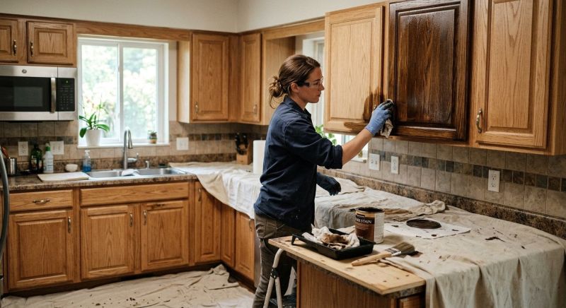 Cabinet Staining Service in Cincinnati, OH