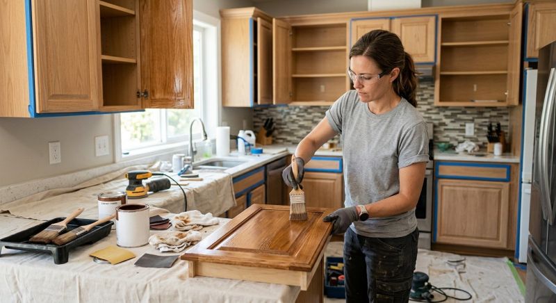 Cabinet Staining Service in Kokomo, IN